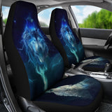 Powwow Store csc 0011 light rays wolf car seat covers