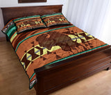 Bison Native American Quilt Bed Set