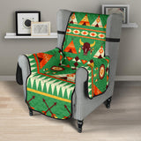 Powwow Store gb nat00426 green bison pattern 23 chair sofa protector