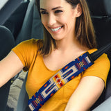 Powwow Store gb nat00062 04 navy tribe design seat belt cover 1