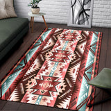 Powwow Store gb nat00540 red vector tribal native area rug