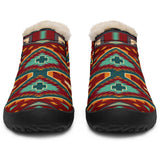 Native American Red Pattern Winter Sneakers