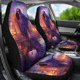 Powwow Store gb nat00454 girl eagle purple galaxy car seat covers