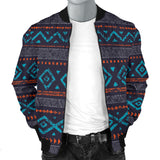 GB-NAT00598 Seamless Ethnic Ornaments  Men's Bomber Jacket