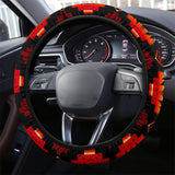 Powwow Storegb nat00720 03 tribes pattern steering wheel cover