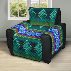 Powwow Storegb nat00680 02 pattern blue native 28 recliner sofa protector
