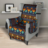 Powwow Store gb nat00582 ethno brown blue 23 chair sofa protector