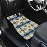 Powwow Store gb nat00608 seamless geometric pattern front and back car mats set of 4