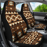 GB-NAT00508 Brown Pattern Native Car Seat Covers