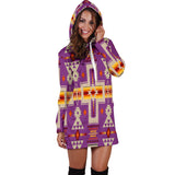 Powwow Store gb nat00062 07 light purple tribe design native american hoodie dress