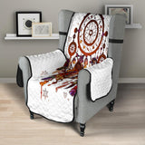 White Dreamcatcher Mandala Native American 23" Chair Sofa Protector