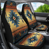 Blue Diamond Triangles Native American Car Seat Covers