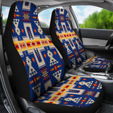 Navy Tribe Design Native American Car Seat Covers