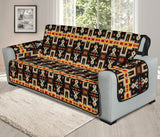 Native American Tribe Navy Pattern 78' Chair Sofa Protector - Powwow Store