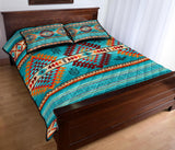 Blue Thunderbirds Dreamcatcher American Quilt Bed Set - Powwow Store