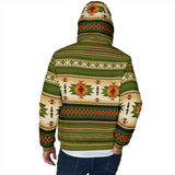 Powwow Storegb nat00559 03 green native mens padded hooded jacket