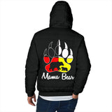 Powwow Storegb nat00126 mama bear medicine mens padded hooded jacket