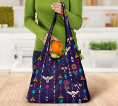 Powwow Store pattern grocery bag 3 pack set 17