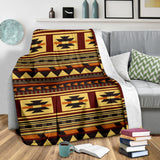 Powwow Store gb nat00507 brown ethnic pattern native blanket