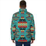 GB-NAT00046-01 Tribes Pattern  Men's Padded Jacket