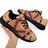 Pink Purple Design Native American Sport Sneakers - Powwow Store