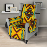 GB-NAT00413 Abstract Geometric Ornament 23" Chair Sofa Protector