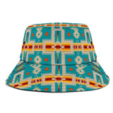 GB-NAT00062-05 Turquoise Tribe Design Bucket Hat