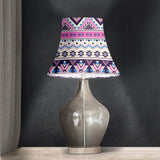 Purple Tribal Striped Pattern Native American Bell Lamp Shade no link - Powwow Store