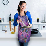 Galaxy Purple Dreamcatcher Native American Apron - Powwow Store