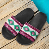 Pattern Native American Slide Sandals 02