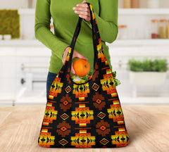 Powwow Storepattern grocery bag 3 pack set 47