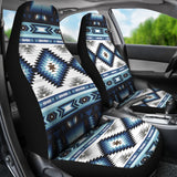 GB-NAT00528 Blue Colors Pattern Car Seat Covers