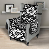 Powwow Store gb nat00441 black pattern native 23 chair sofa protector