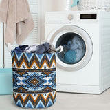 Powwow Store gb nat00613 retro colors tribal seamless laundry basket