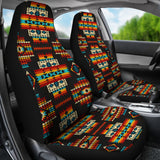 Powwow Store gb nat00402 black pattern native car seat covers