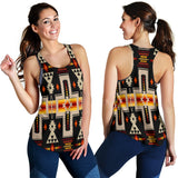 Powwow Store gb nat00062 01 black tribe design native american racerback tank