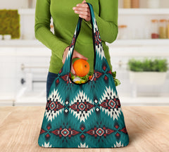 Powwow Storepattern grocery bag 3 pack set 32