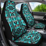 GB-NAT00626 Pattern Blue Native  Car Seat Cover