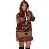 Powwow Store gb nat00334 02 red arrow hoodie dress