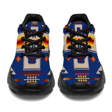 GB-NAT00062-04 Navy Tribe  Chunky Sneakers