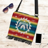Thunderbird Rainbow Native American Crossbody Boho Handbag