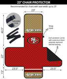 Powwow Storesan francisco 49ers logo print size 23 28 inch san francisco 49ers logo print size 23 28 inch sofa protecter nfl gift for fan