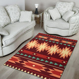 Powwow Store gb nat00510 red ethnic pattern area rug