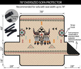 Native American Pride Bison 78" Oversized Sofa Protector