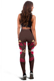 Brown Bison Native American Women's Leggings - ProudThunderbird