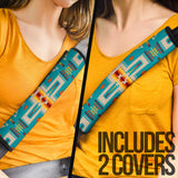 Powwow Store gb nat00062turquoise tribe design seat belt cover