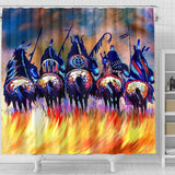 Warriors Native American Shower Curtain - Powwow Store