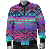 Powwow Storegb nat00701 pattern color native mens bomber jacket