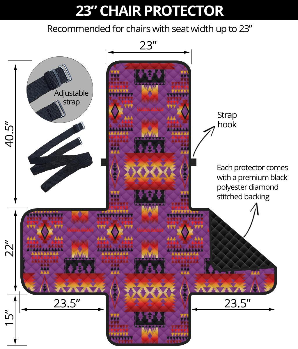 Powwow Store purple tribal native american 23 chair sofa protector