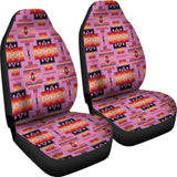 Pink Tribal Native American Car Seat Cover